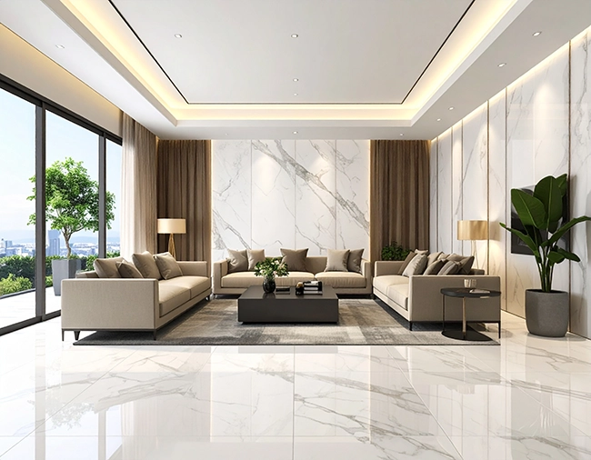 Ambientes de Luxo: 7 Inspirações para Usar Mármore em Seu Projeto