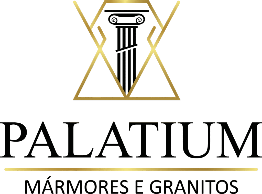 Marmoraria Palatium Logo Pé OURO